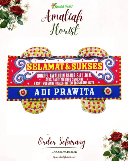 Papan Bunga Ucapan Selamat Salakbrojo